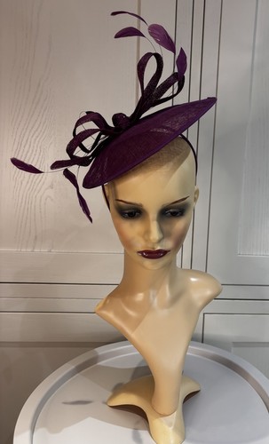 Debut purple fascinator mother - debut,
