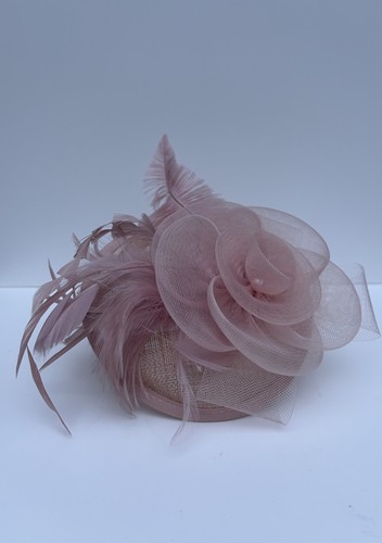 Fascinator wedding pink - wedding,