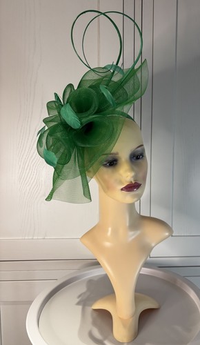 Lizabella green fascinator - green,