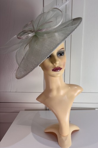 Mint green fascinator - green,