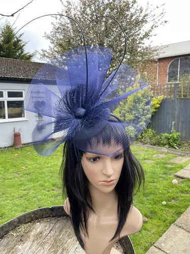 Brand new navy fascinator - new,