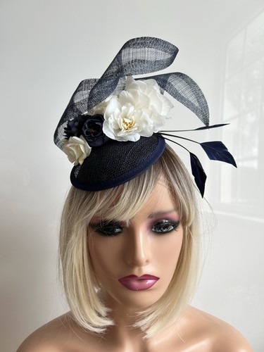 Stunning fascinator navy - navy, &
