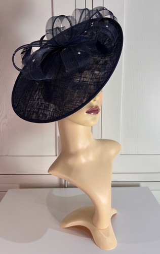 Bees navy fascinator mother - j,