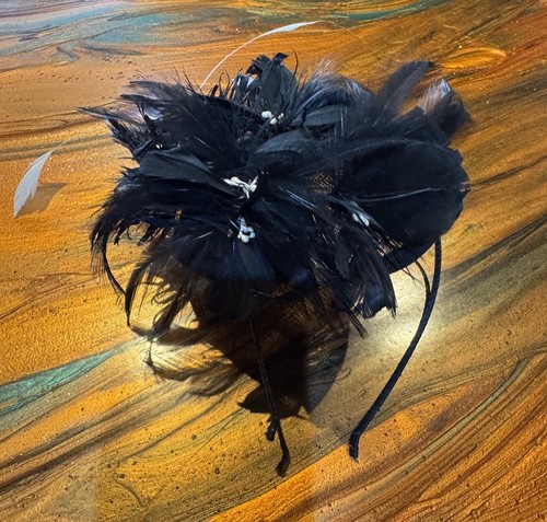 Ben lisi black fascinator - de,