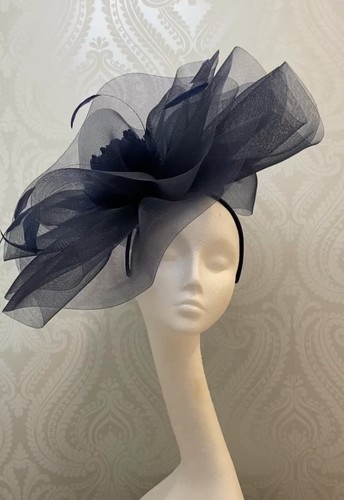 Floral headpiece fascinator - headpiece,